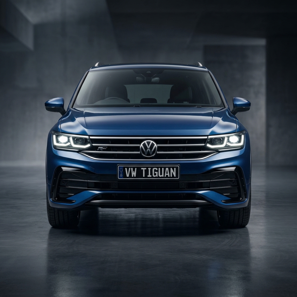 Biểu tượng cản trước viền chữ C thể thao Volkswagen Tiguan